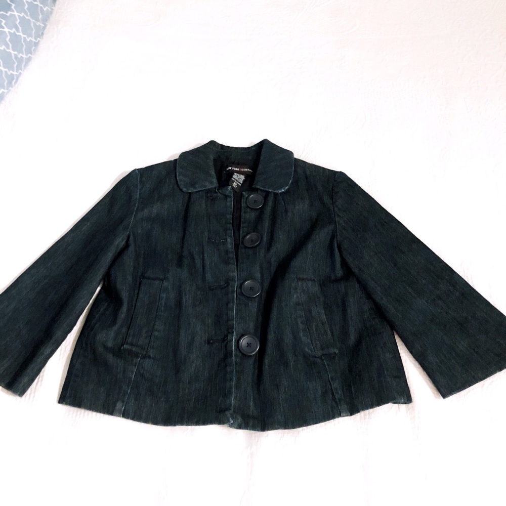 NEW YORK & COMPANY JEAN JACKET SIZES XS